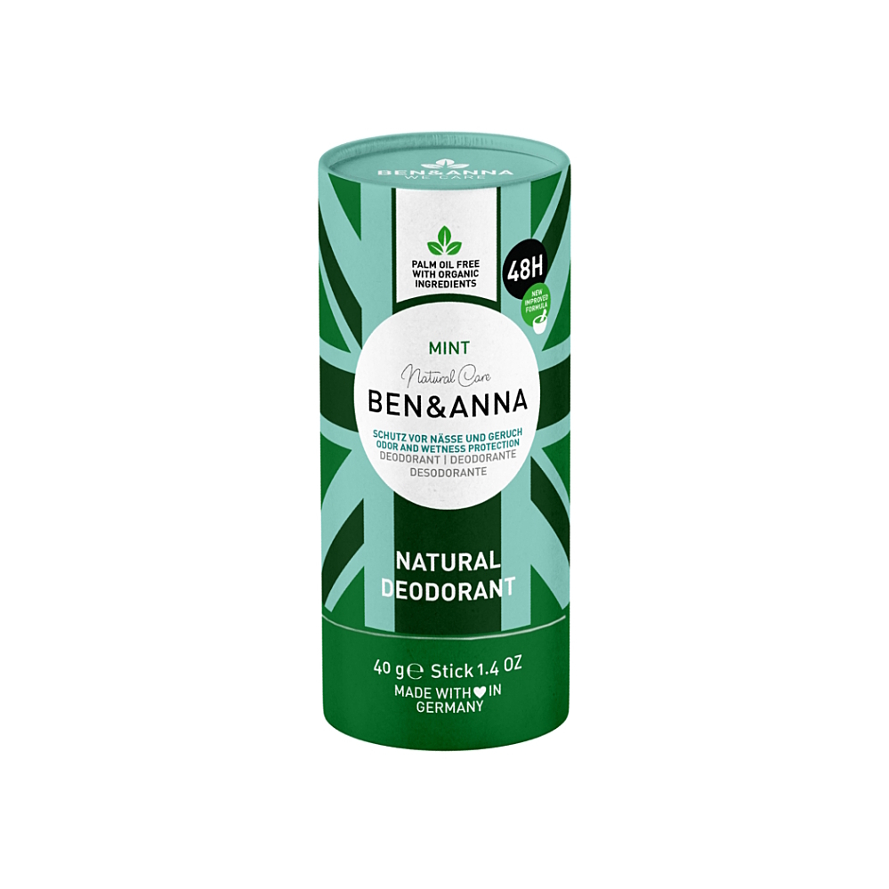 BEN & ANNA Tuhý deodorant Mint 40 g