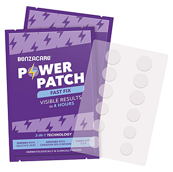 BENZACARE Power Patch 3 v 1 Náplasti na akné 36 kusů (Kosmetika na akné) - Pleťové