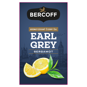 BERCOFF Earl Grey s bergamotem 16 sáčků (Černé čaje)