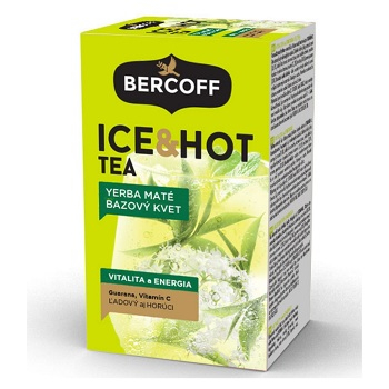 BERCOFF KLEMBER ICE&HOT čaj Yerba maté s guaranou a vitamínem C 33,75 g