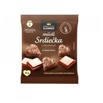 BERCOFF KLEMBER Müsli srdíčka čokoláda 50 g