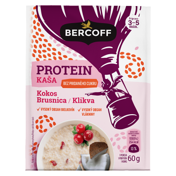 BERCOFF KLEMBER Proteinová kaše Kokos Klikva 60 g