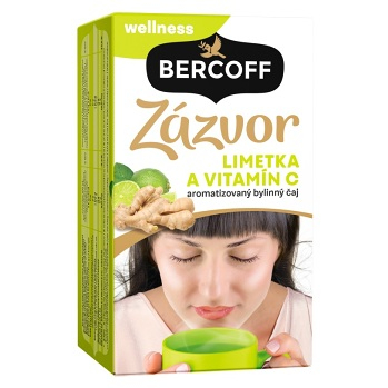 BERCOFF KLEMBER Zázvor limetka vitamin C čaj 36 g