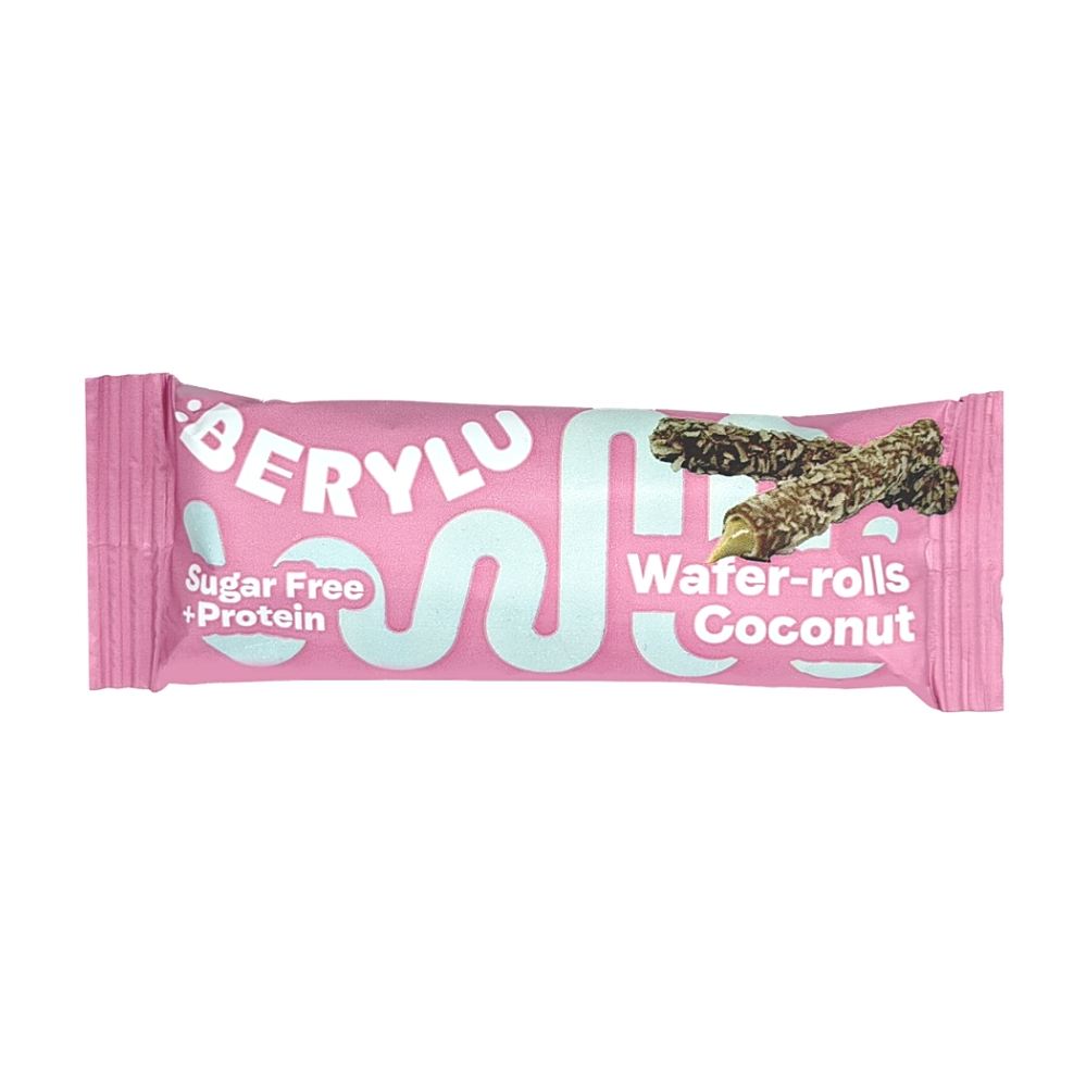BERYLU Proteinové trubičky kokos 25 g