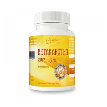 NUTRICIUS Betakaroten extra 15 mg 100 tablet