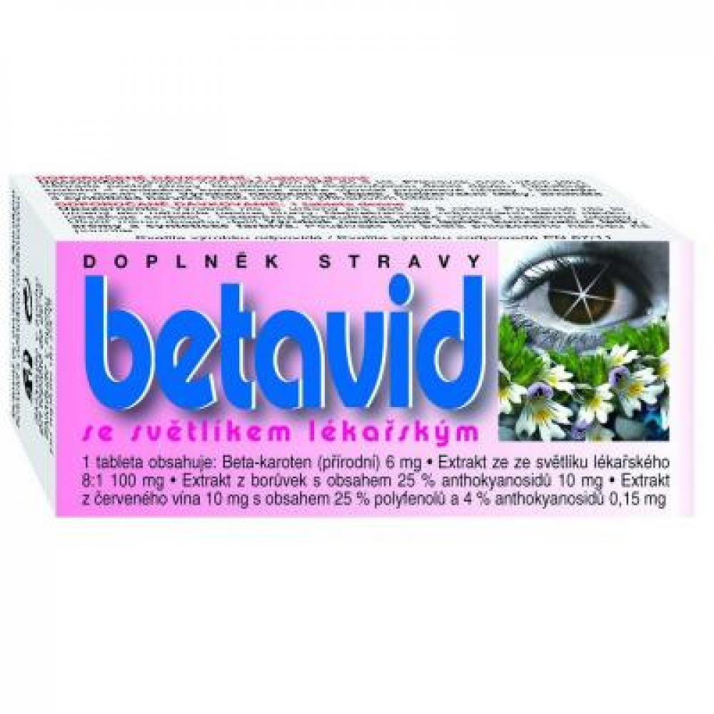 NATURVITA Betavid se světlíkem lékařským 60 tablet
