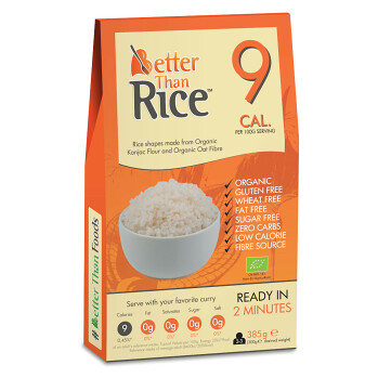 BETTER THAN FOODS Konjaková bezsacharidová rýže 385 g