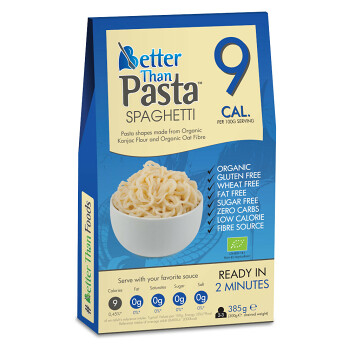BETTER THAN FOODS Konjakové bezsacharidové špagety 385 g (Těstoviny)