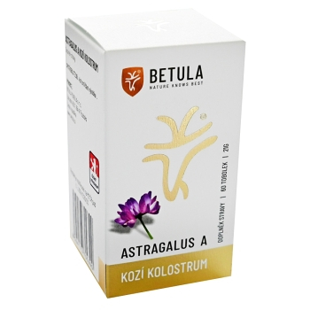 BETULA Astragalus a kozí kolostrum 60 tobolek 21 g (Kolostrum na imunitu) - Vícesložkové