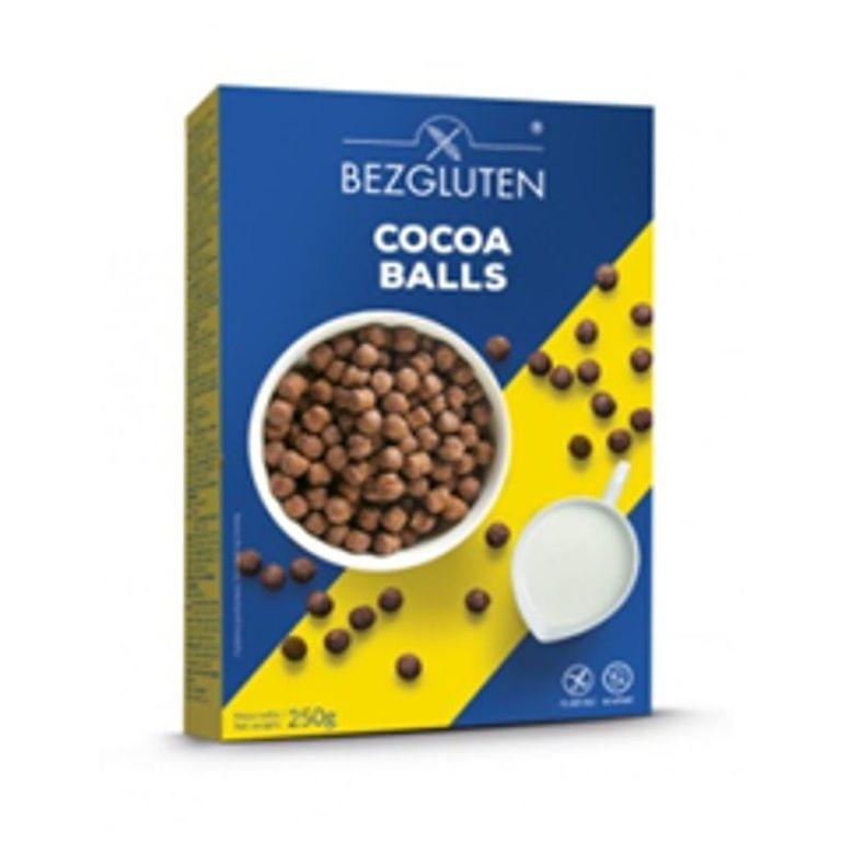E-shop BEZGLUTEN Cocoa balls kakaové kuličky bez lepku 250 g