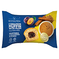 BEZGLUTEN Muffin švestka se skořicí bez lepku 60 g
