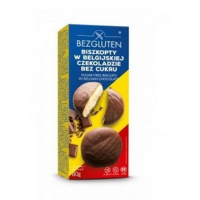 BEZGLUTEN Piškoty v belgické čokoládě bez lepku 80 g