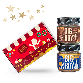 BIG BOY Duo pack vánoční mlsání 360 g (Dárková balení potravin) - Vícesložkové, Sladké