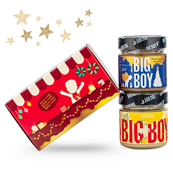 BIG BOY Duo pack vánoční večer u krbu krém 440 g (Ořechové krémy) - Vícesložkové, Sladké