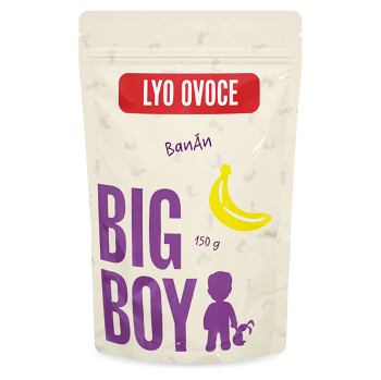 BIG BOY Banán plátky lyofilizované 150 g (Sušený banán)