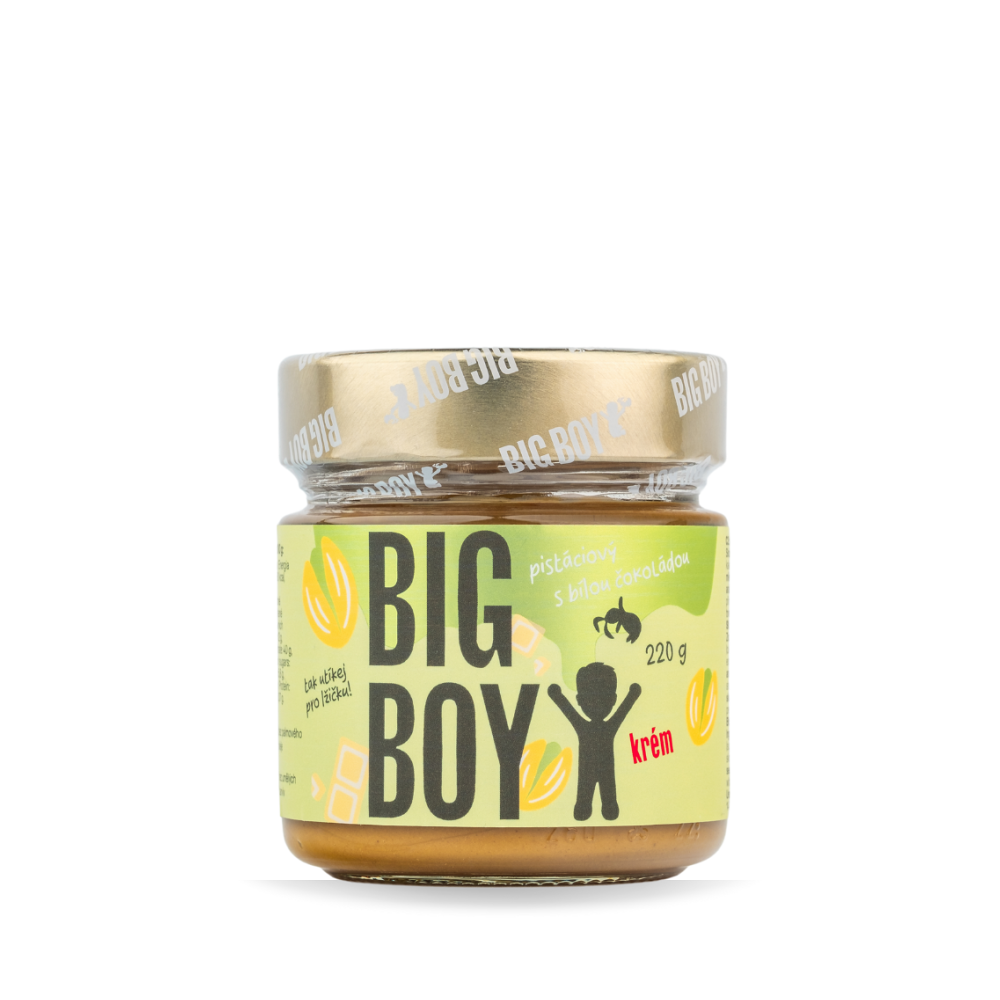 BIG BOY Pistácie s bílou čokoládou 220 g