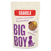BIG BOY Proteinová granola s hořkou čokoládou by KamilaSikl 360 g