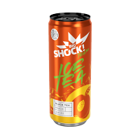 BIG SHOCK! Ice tea black peach 330 ml