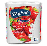 BIG SOFT Kuchyňské utěrky Gigant 2-vrstvé 2 role