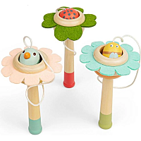 BIGJIGS Toys ball catcher květina s míčkem 1 kus