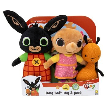 BING a přátelé sada plyšových postav 3 kusy (Plyšáci) - Sada