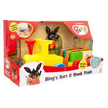 BING a přátelé vláček (Interaktivní hračky) - Se zvukem, Sada, Na baterie