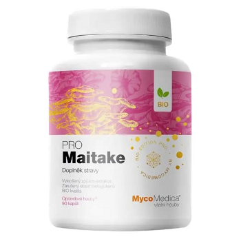MYCOMEDICA Bio Maitake Pro 90 kapslí (Vitální houby) - Přírodní, Jednosložkové