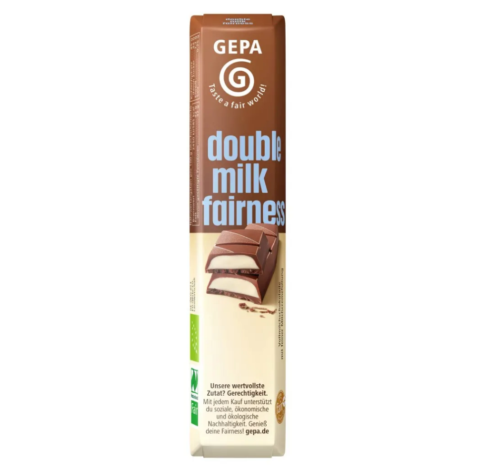 GEPA Mléčná čokoládová tyčinka s mléčným krémem BIO 37,5 g