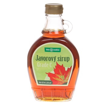BIO NEBIO Javorový sirup 100% Grade C BIO 250 ml (Tekutá sladidla) - BIO