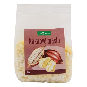 BIO NEBIO Kakaové máslo pecičky BIO 150 g