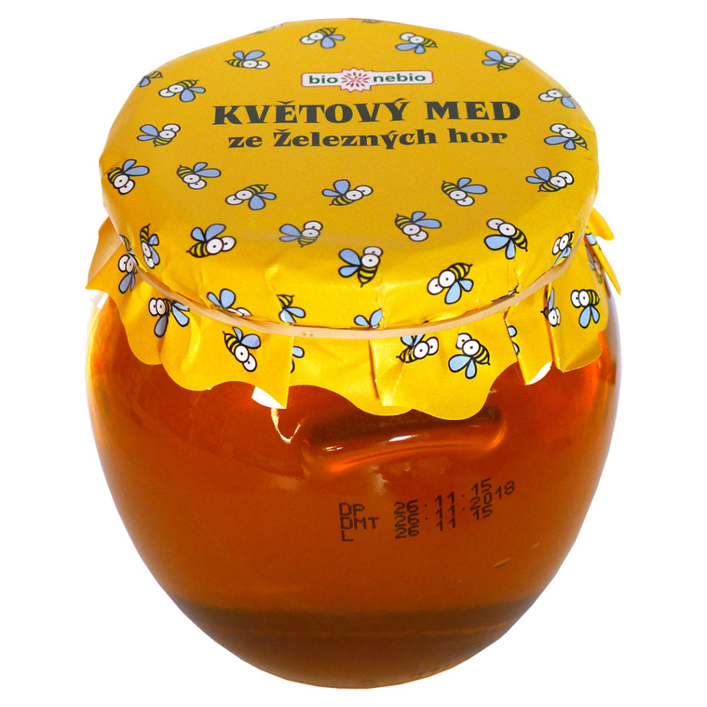 Levně BIO NEBIO Květový med ze Železných hor 650 g