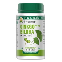 BIO PHARMA Ginkgo Biloba extrakt 40 mg 30+30 tablet