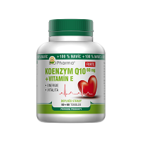 BIO PHARMA Koenzym Q10 forte 60 mg + vitamín E 60+60 tobolek