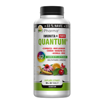 BIO PHARMA Quantum Imunita + forte 32 složek 90+30 tobolek (Multivitamíny) - Vícesložkové