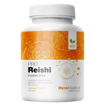 MYCOMEDICA Bio Reishi Pro 90 kapslí (Reishi) - Přírodní, Jednosložkové