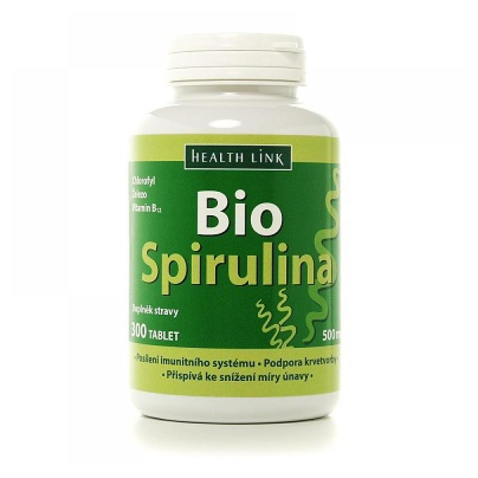 Levně HEALTH LINK Spirulina 500 mg BIO 300 tablet