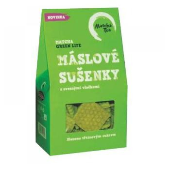 MATCHA ČAJOVÁ KVĚTINA Máslové sušenky s Matcha Tea BIO 100 g