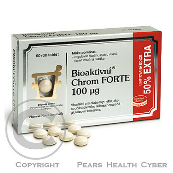 PHARMA NORD Bioaktivní Chrom Forte 100 mcg 60 tablet