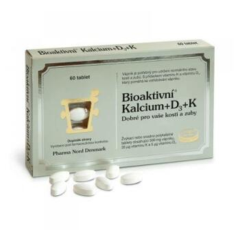 PHARMA NORD Bioaktivní Kalcium + D3 + K 60 tablet