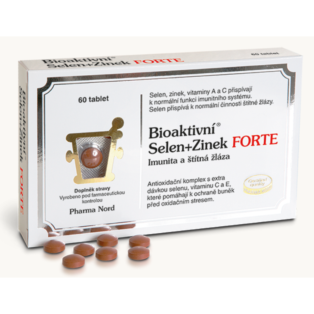 Levně PHARMA NORD Bioaktivní selen + zinek forte 60 tablet