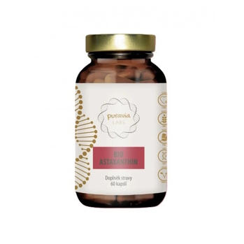 PURAVIA LABS BIOASTAXANTHIN 8 mg 60 kapslí (Antioxidanty) - Přírodní, Vícesložkové