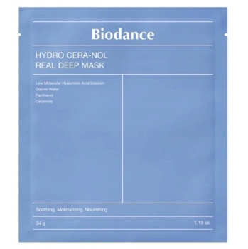 BIODANCE Hydro Cera-nol Hydratační kolagenová maska na obličej 34 g (Korejské pleťové masky) - Hydratační, Korejská