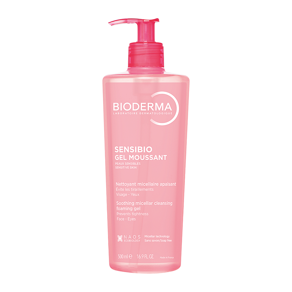 BIODERMA Sensibio Gel Moussant čisticí pěnivý gel 500 ml
