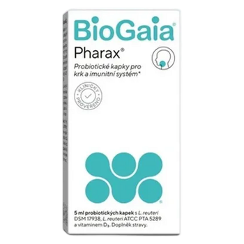 BIOGAIA Pharax probiotické kapky 5 ml (Probiotika a laktobacily) - Vícesložkové