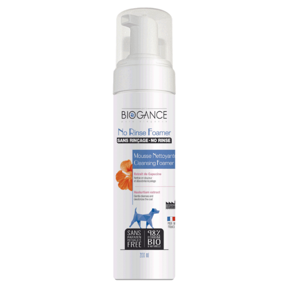 Levně BIOGANCE No rinse foamer dog pěnový šampon pro psy 200 ml