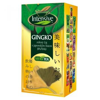 Intensive GINGKO, zelený čaj s japonským listem JINANU porcovaný 20 x 1,5 g, n.s.