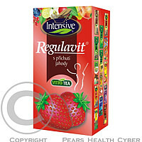 Intensive Regulavit s příchutí jahody, ovocno-bylinný čaj porcovaný 20 x 2 g, n.s.