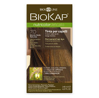 BIOKAP Barva na vlasy 7.0 Blond přírodní střední 140 ml