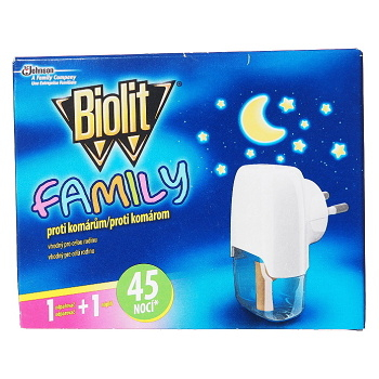 BIOLIT Family elektrický odpařovač proti komárům 27 ml