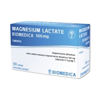 BIOMEDICA Magnesium lactate 500mg 100x500 mg tablet